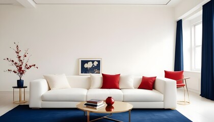 Photo interior modern design room 3d illustration