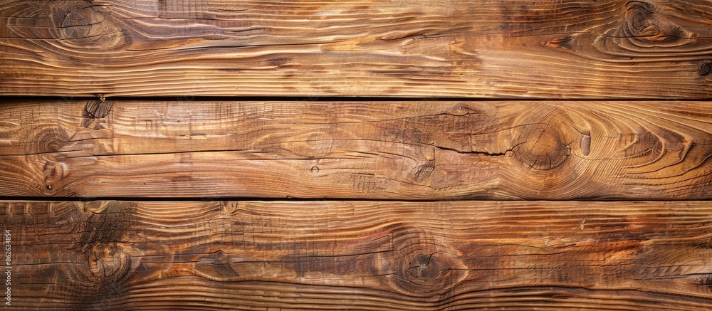 Poster wooden background texture with a plank from an adler tree featuring copy space image.