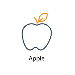 Apple vector icon