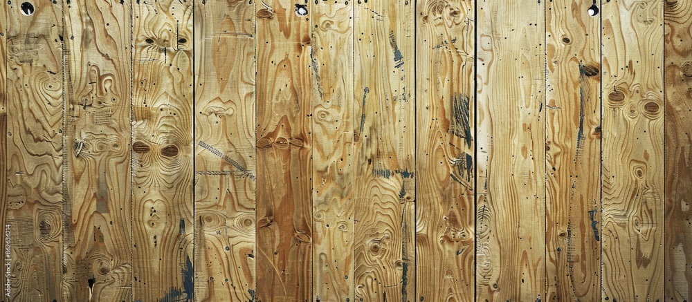 Poster textured surface of plywood providing a great background for a copy space image.