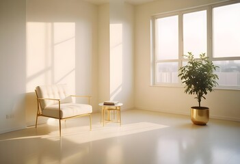 Photo interior modern design room 3d illustration