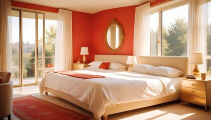 Photo interior modern design room 3d illustration