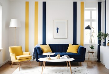 Photo interior modern design room 3d illustration