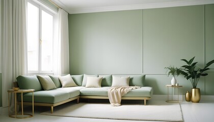 Photo interior modern design room 3d illustration