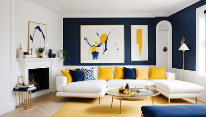 Photo interior modern design room 3d illustration