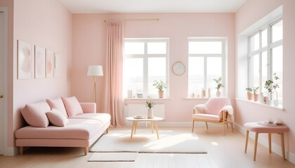 Photo interior modern design room 3d illustration