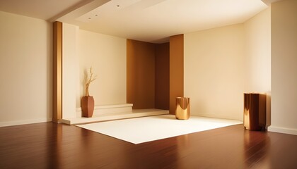 Photo interior modern design room 3d illustration