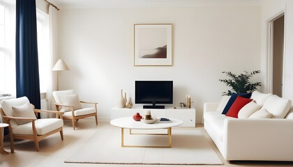 Photo interior modern design room 3d illustration