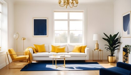 Fototapeta premium Photo interior modern design room 3d illustration