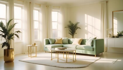 Photo interior modern design room 3d illustration