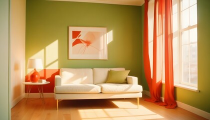 Photo interior modern design room 3d illustration