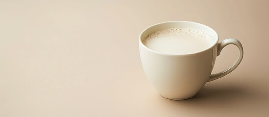 Fototapeta premium A cup of milk with space for copying images.