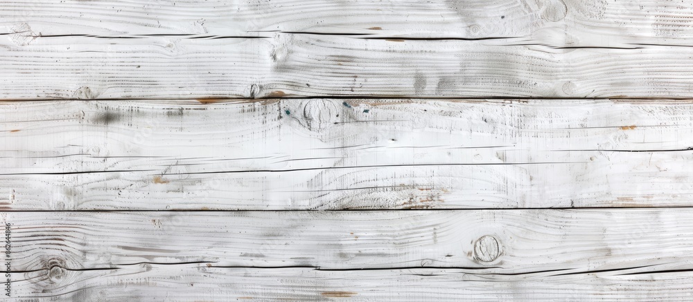 Poster top view of natural white wood plank from a forest, displaying original texture, ideal as a backgrou