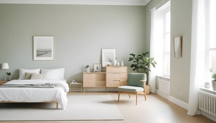 Photo interior modern design room 3d illustration