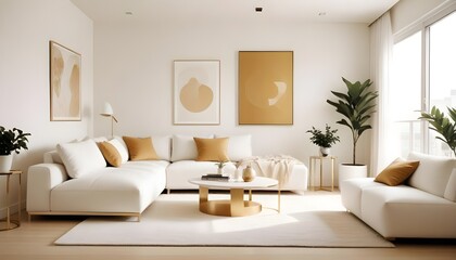 Photo interior modern design room 3d illustration