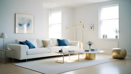 Photo interior modern design room 3d illustration