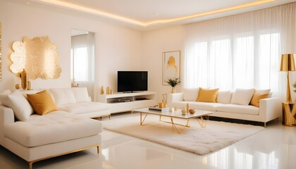 Photo interior modern design room 3d illustration