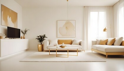 Photo interior modern design room 3d illustration