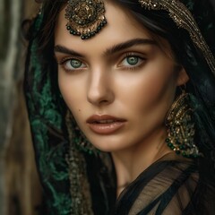 Fototapeta premium Glamorous portrait of an elegant woman.