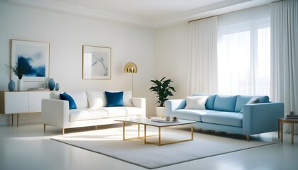 Photo interior modern design room 3d illustration