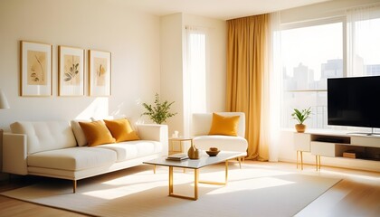 Photo interior modern design room 3d illustration