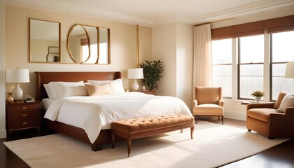 Photo interior modern design room 3d illustration