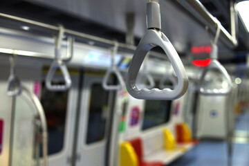 Handles Loop For Hanging On The Train Or Bus For Standing Passenger