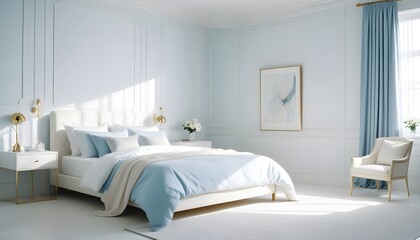 Photo interior modern design room 3d illustration