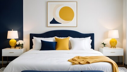 Photo interior modern design room 3d illustration