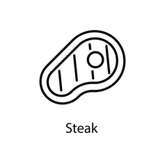 Steak vector icon