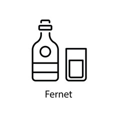 Fernet vector icon
