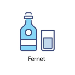 Fernet vector icon