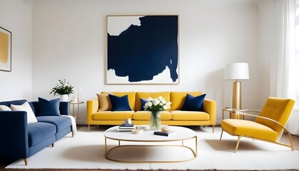 Photo interior modern design room 3d illustration
