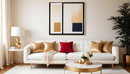 Photo interior modern design room 3d illustration