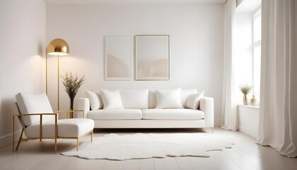 Photo interior modern design room 3d illustration