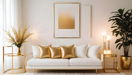 Photo interior modern design room 3d illustration