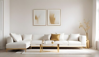 Photo interior modern design room 3d illustration