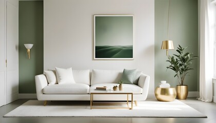 Photo interior modern design room 3d illustration