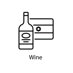 Wine vector icon