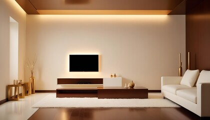 Photo interior modern design room 3d illustration