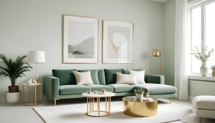 Photo interior modern design room 3d illustration