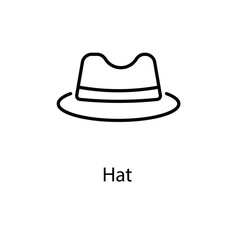 Hat vector icon