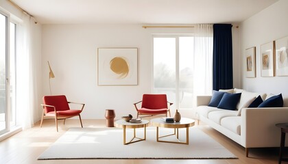 Photo interior modern design room 3d illustration
