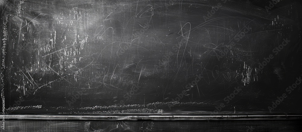 Aufkleber blackboard with erased chalk providing texture for including text with copy space image.