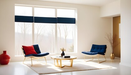 Photo interior modern design room 3d illustration