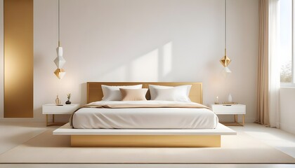 Photo interior modern design room 3d illustration