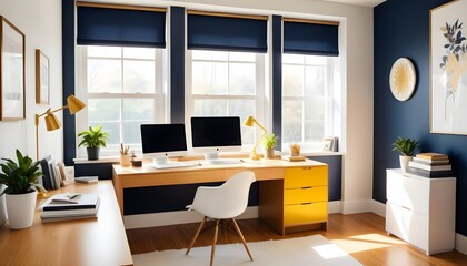 Photo interior modern design room 3d illustration