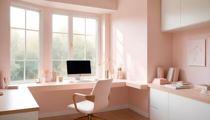 Fototapeta premium Photo interior modern design room 3d illustration