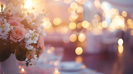 Blooming Bouquet Amidst Sparkling Ambiance