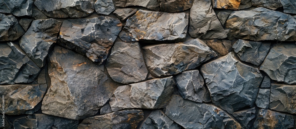 Poster Background with a stone texture, with space for a picture. Copy space image. Place for adding text and design